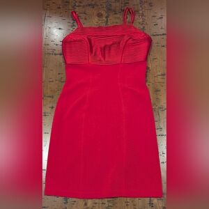 VTG- Caché S Pleated Bust Dress